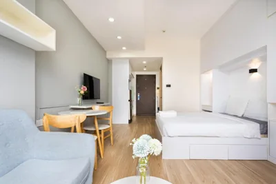 Estudio Queen — Service Rivergate Apartment Building, Free Pool